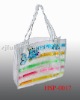 Fashion handle pvc promotional bag HSP0017