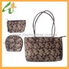 Fashion jacquard promotional set bag