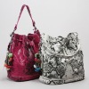 Fashion ladies snakeskin leather bags/handbag/purse,WH9023