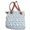 Fashion lady flower printed handbag