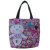 Fashion lady's canvas beach bag