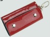 Fashion leather Shiny leather key case
