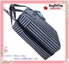 Fashion leather aluminum trolley case luggage