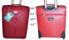 Fashion leather aluminum trolley case luggage