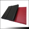 Fashion leather case with siliocne keyboard for ipad