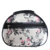 Fashion leather cosmetic bag set