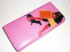 Fashion leather designer ladies wallets factory