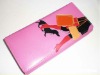 Fashion leather designer ladies wallets factory