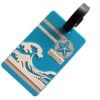 Fashion leather luggage tag