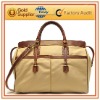 Fashion leather trolley travel bag