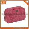 Fashion leisure small clutch red ziplock flower pattern cotton ladies dressing bag