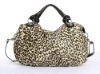 Fashion leopard style cheap lady handbags