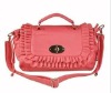 Fashion multi color ruffle female shoulder bag