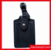 Fashion name card leather luggage tag-bag tag