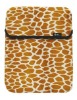 Fashion & new design! Leopard printed neoprene laptop sleeve fashion design