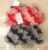 Fashion organza fabric cluch purse