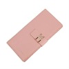 Fashion pink leather wallet for women