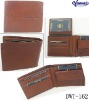 Fashion plain leather wallet