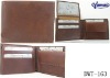 Fashion plain leather wallet