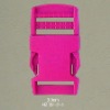 Fashion plastic buckle for luggage belt