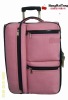 Fashion polyester aluminum trolley case luggage