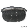 Fashion polyester black ladies pouch