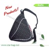 Fashion polyester leisure sling backpack