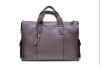 Fashion popular brand genuine leather briefcase