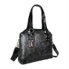 Fashion popular genuine leather womens prints laptop bag