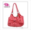 Fashion pu handbag with 8 colours and flower design