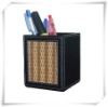 Fashion pu leather pencil holder