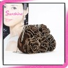 Fashion pu leather spider diamand ladies handbags