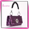 Fashion purple ladies evening clutch bags