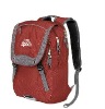 Fashion red backpack with laptop bag