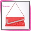 Fashion red ladies evening clutch handbags