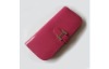 Fashion red leather wallet for ladies