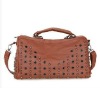 Fashion rivet vintage handbag shoulder bag women