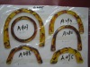 Fashion round and half round tortoise resin handle