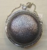 Fashion round hardboard evening bag with chain