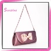 Fashion satin top brand women's evening handbags