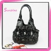 Fashion satin top brand women's evening handbags