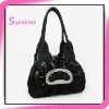 Fashion satin top brand women's evening handbags