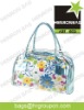 Fashion shiny PVC shopping summer tote bag