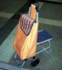 Fashion shopping trolley bags with chair