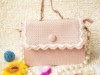 Fashion simple wavy girls message bags