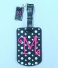 Fashion soft PVC handbag tag