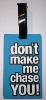 Fashion soft PVC luggage tag