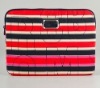 Fashion stripped nylon i pad sleeve