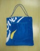 Fashion style cotton beach towel tote bag/towel handbag