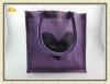 Fashion style jute bag with cotton handles